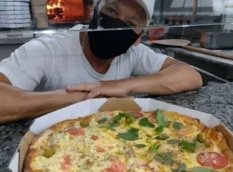 Pizza Mussarela Wagnatu Pizzaria SJC